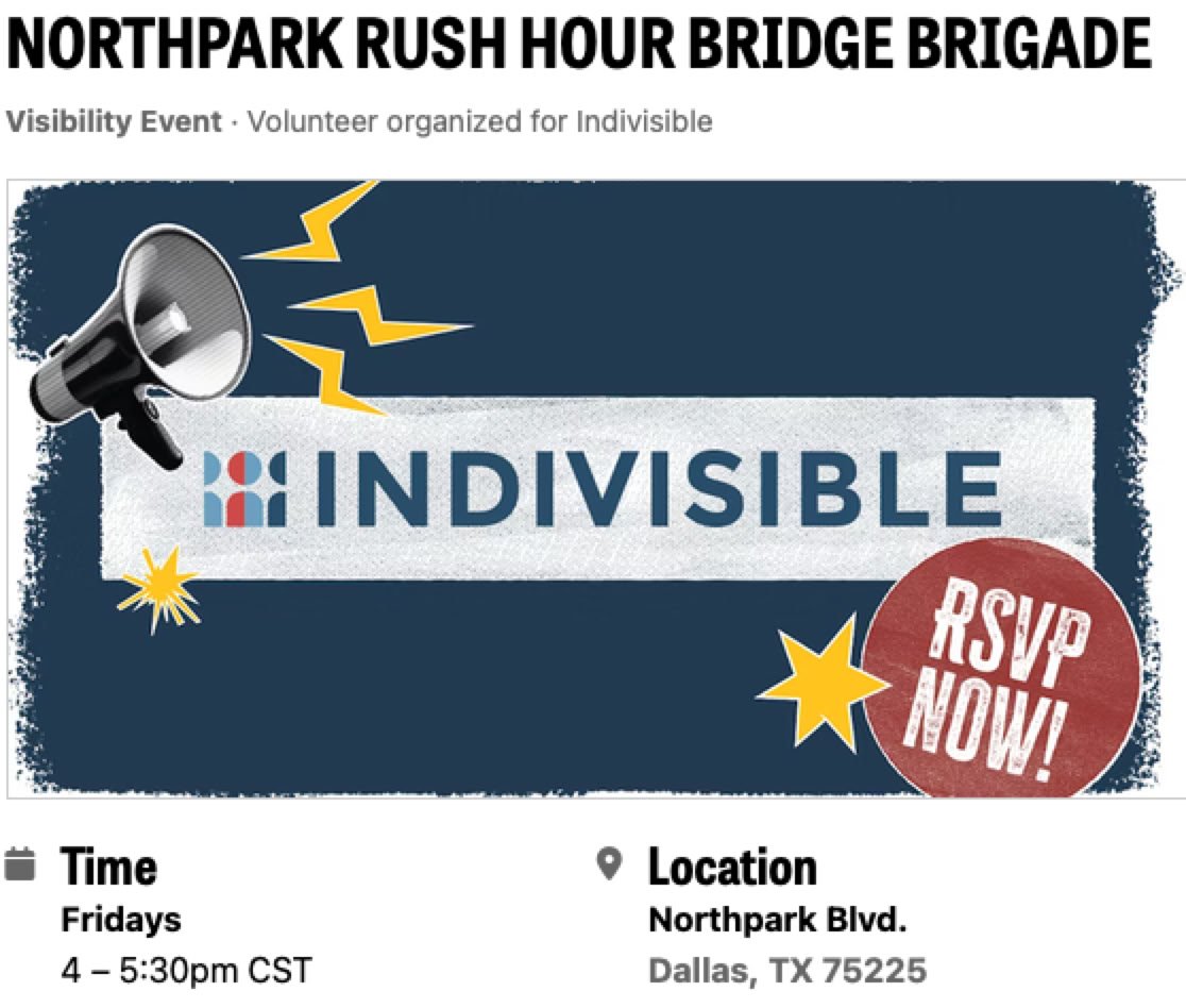 NORTHPARK RUSH HOUR BRIDGE BRIGADE